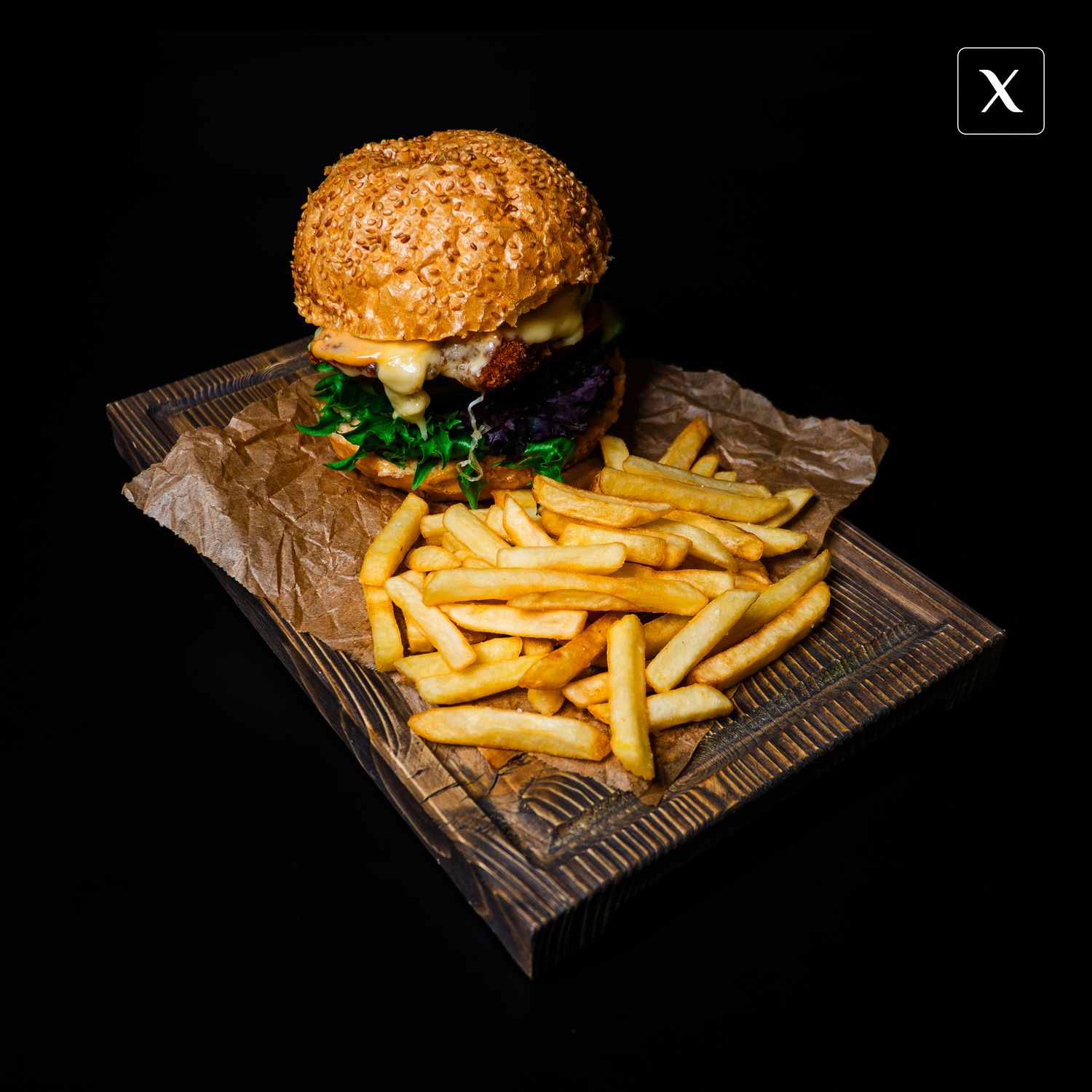 Бургер с курицей