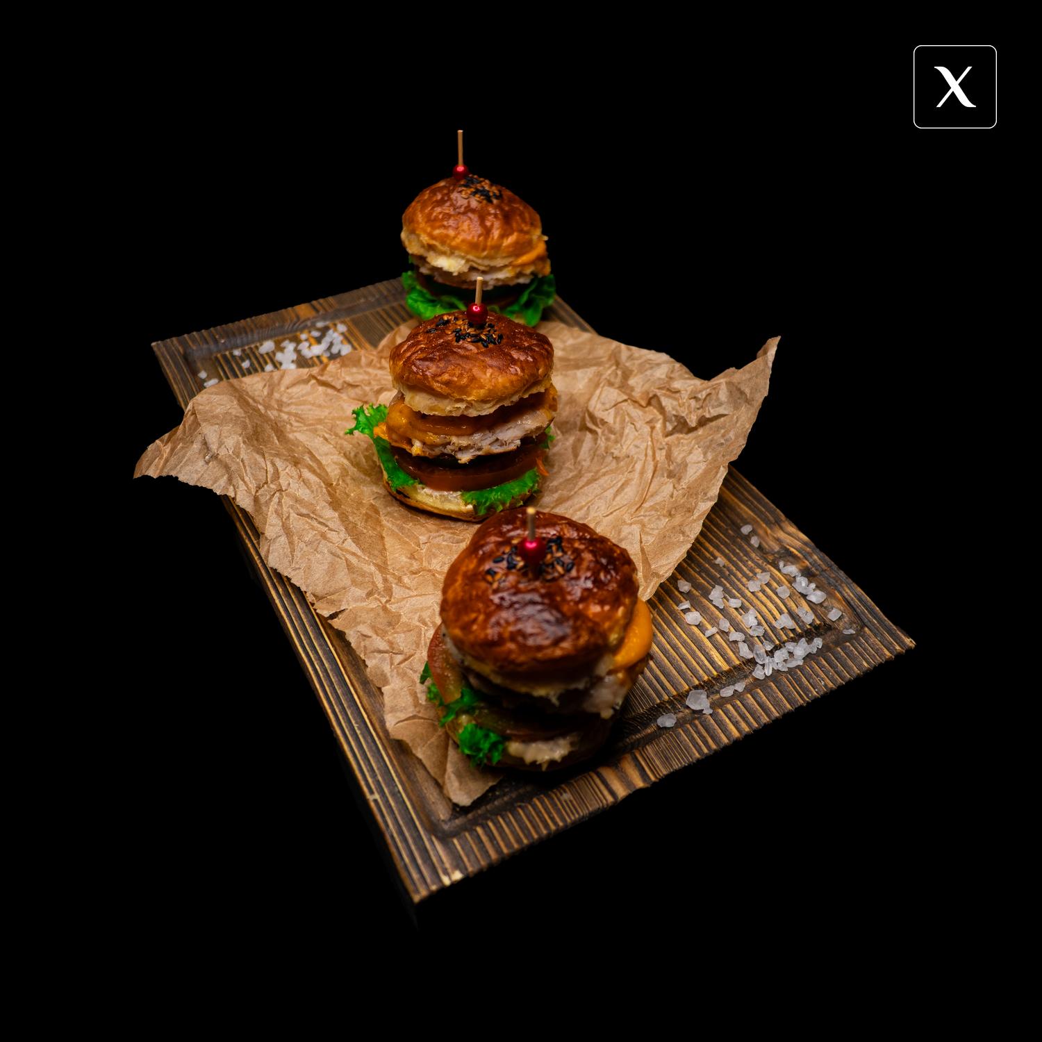 Мини бургеры с курицей