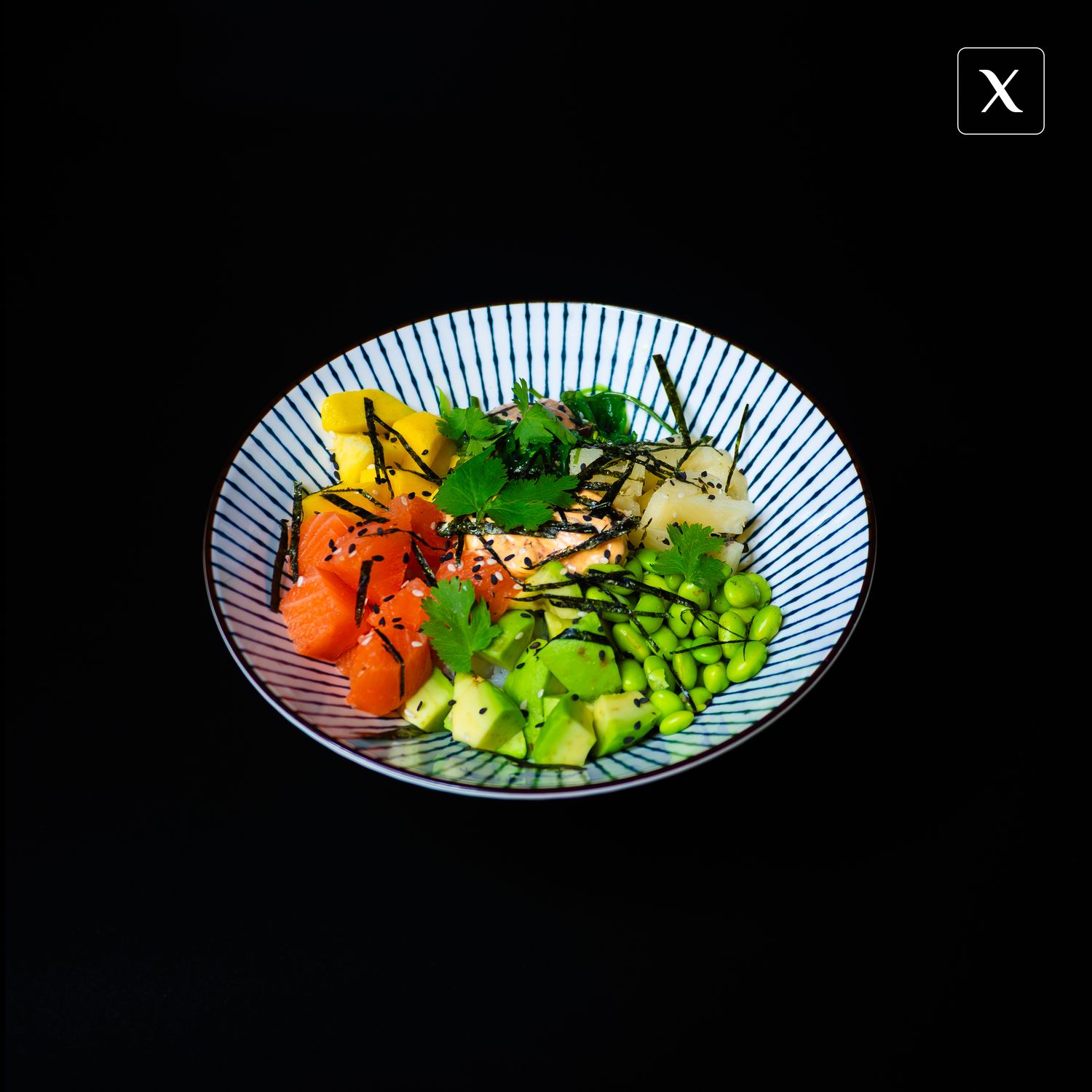 Поке с лососем