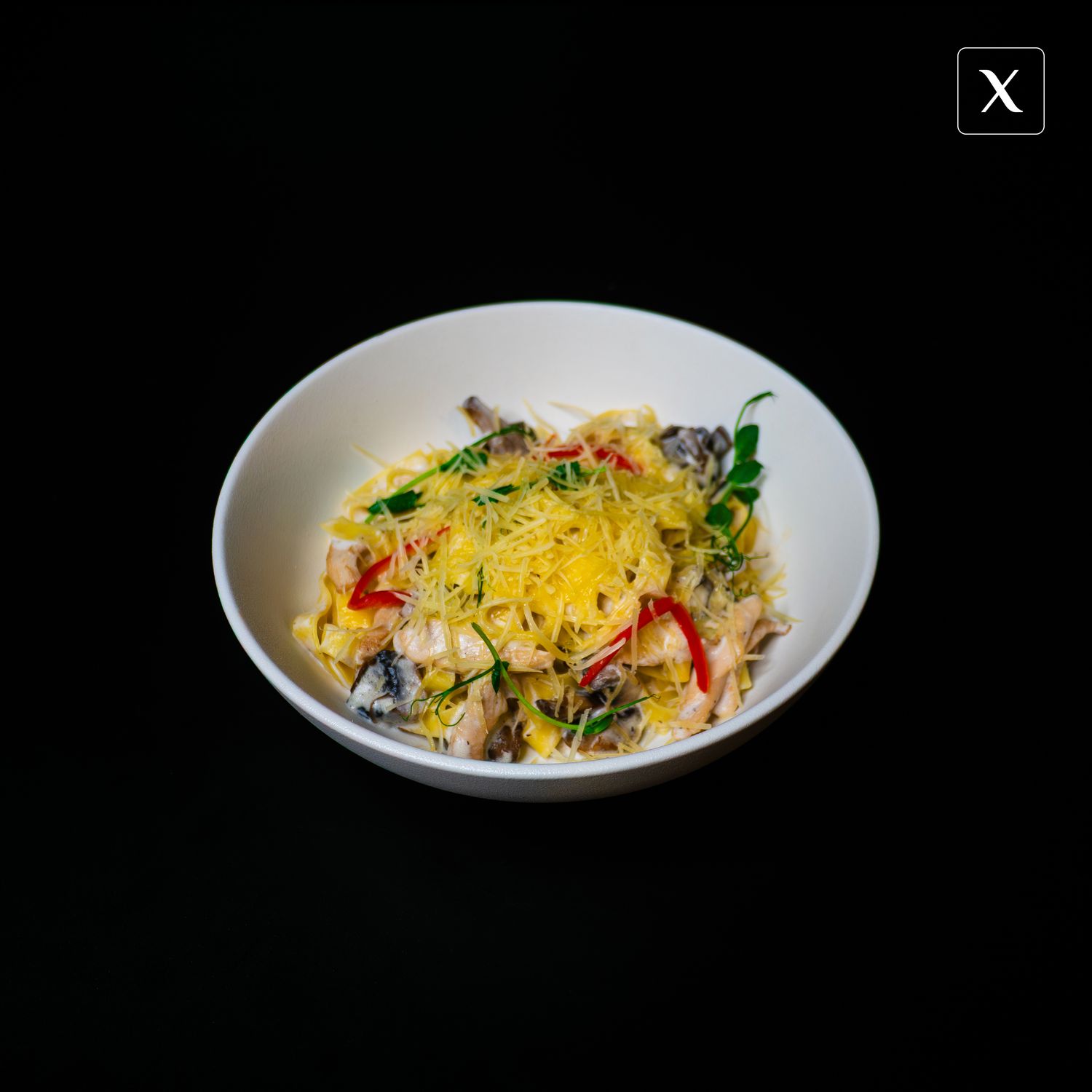 Сливочная паста с курицей