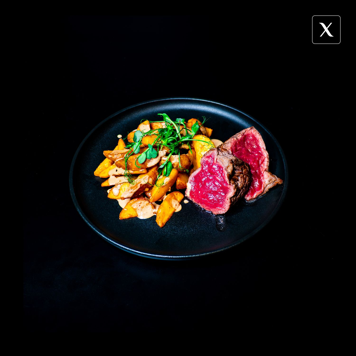 Стейк филе миньон с айдахо