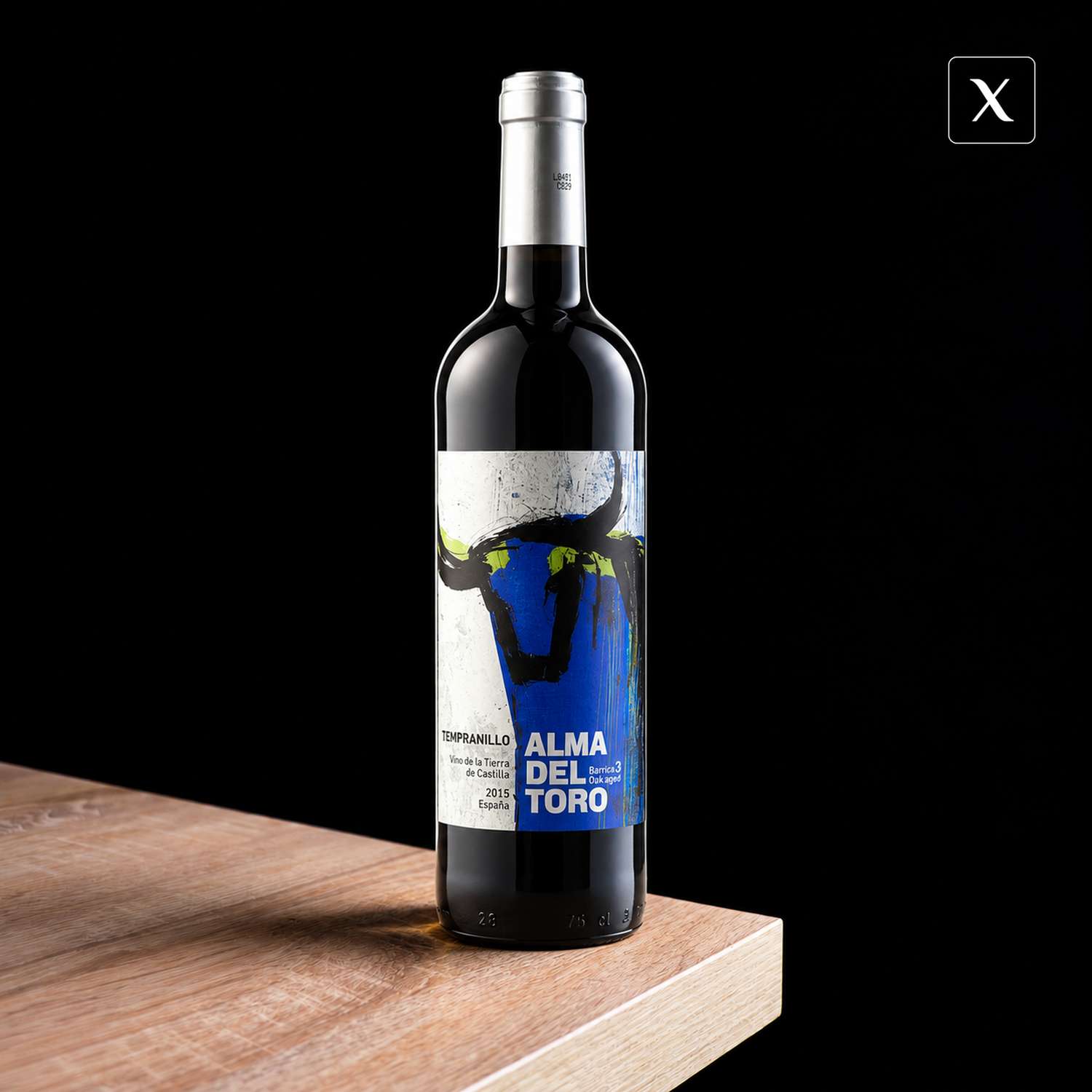 Вино alma del toro tempranillo красное сухое