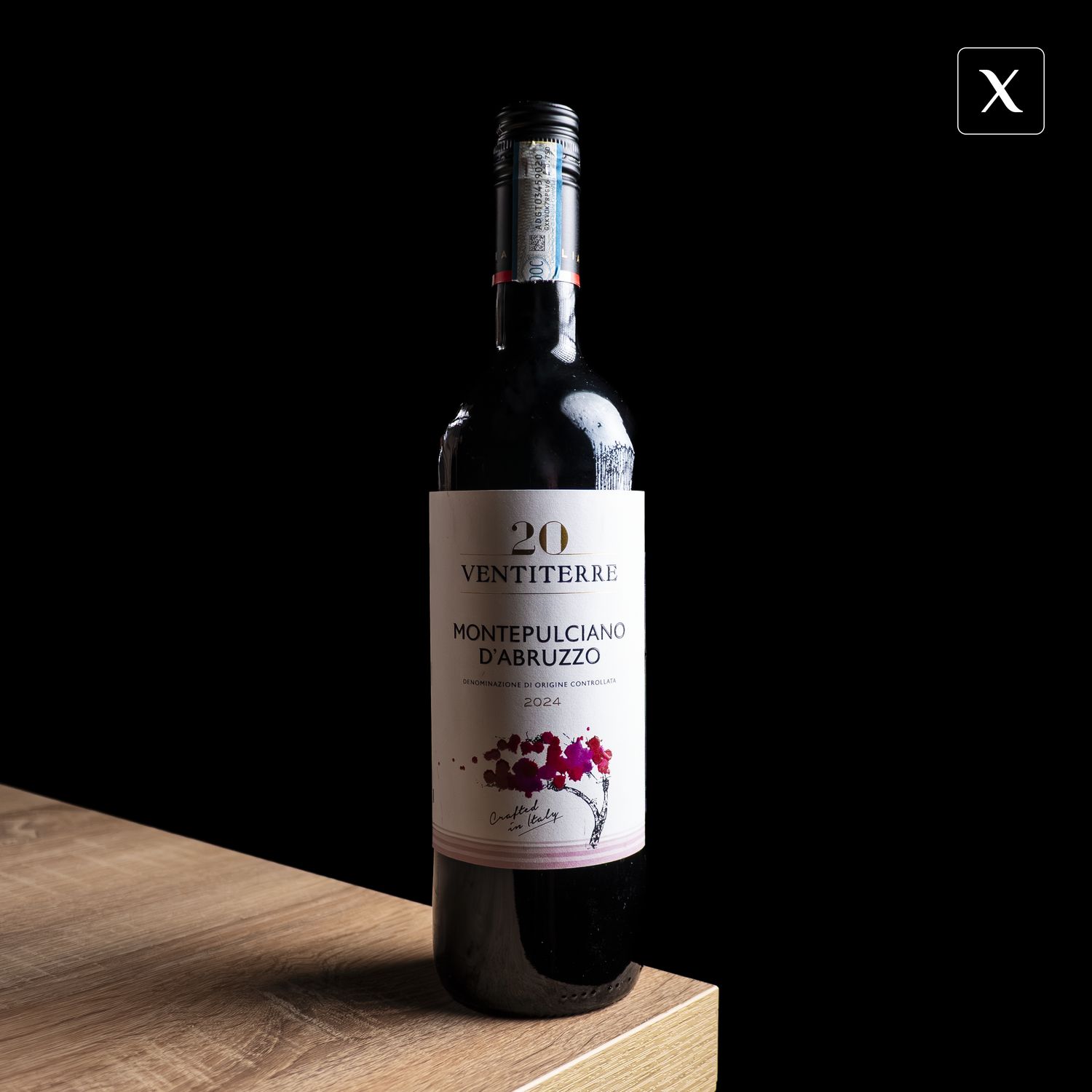 Вино ventiterre montepulciano красное сухое